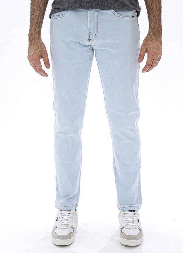 Polo Wear - Calça Jeans Masculina Slim Blue Polo Wear Jeans Claro Jeans Claro