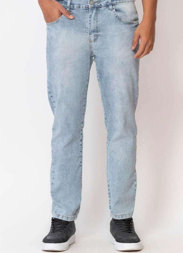 Polo Wear - Calça Jeans Masculina Slim Five Blue Polo Wear Jeans Claro Jeans Claro