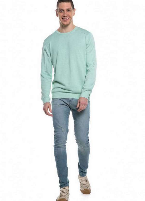 Polo Wear - Calça Masculina Jeans Fit Metasports Polo Wear Jeans Claro Jeans Claro