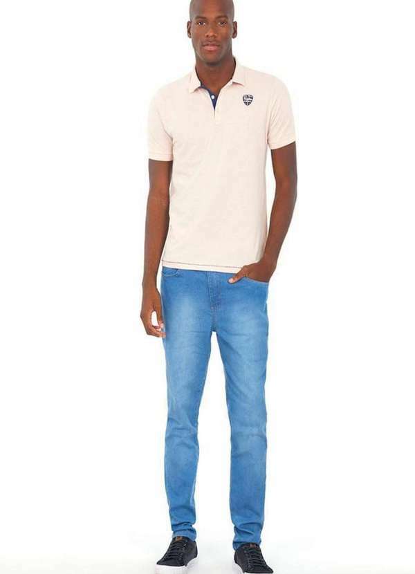 Polo Wear - Calça Masculina Jeans Regular Delavé Polo Wear Jeans Claro Jeans Claro