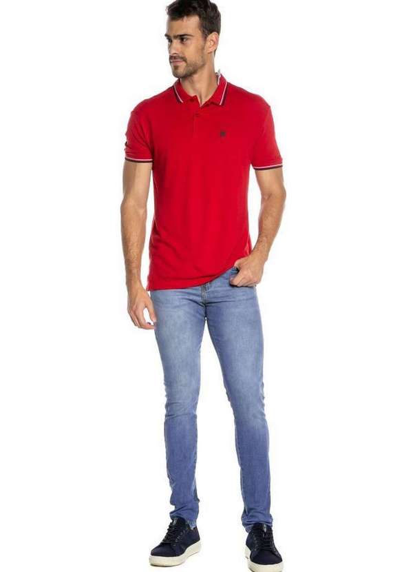 Polo Wear - Calça Masculina Jeans Skinny Colbie Polo Wear Jeans Claro Jeans Claro