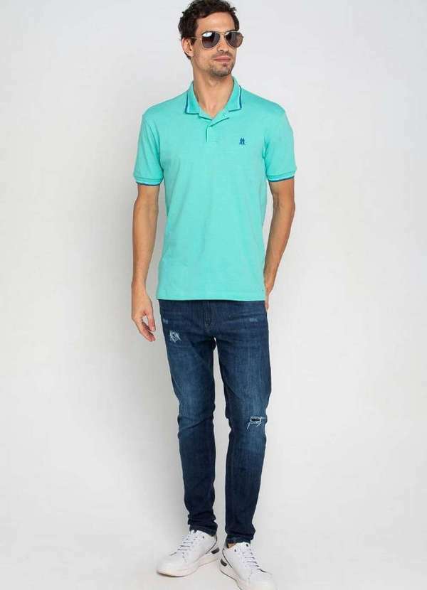 Polo Wear - Calça Masculina Jeans Skinny Escape Polo Wear Jeans Escuro Jeans Escuro