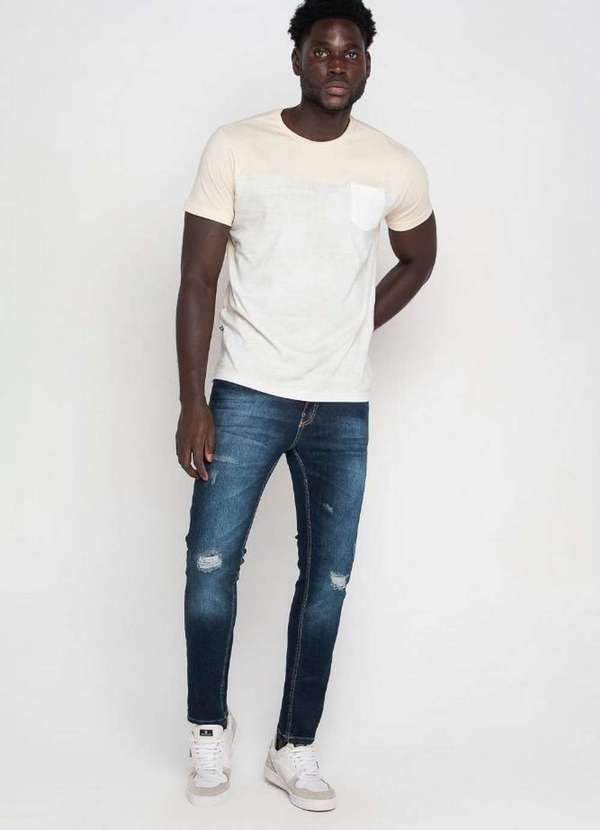 Polo Wear - Calça Masculina Jeans Skinny Romano Polo Wear Jeans Escuro Jeans Escuro