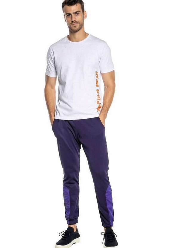 Polo Wear - Calça Masculina Moletom Wanderlust Polo Wear Azul Escuro Azul Escuro