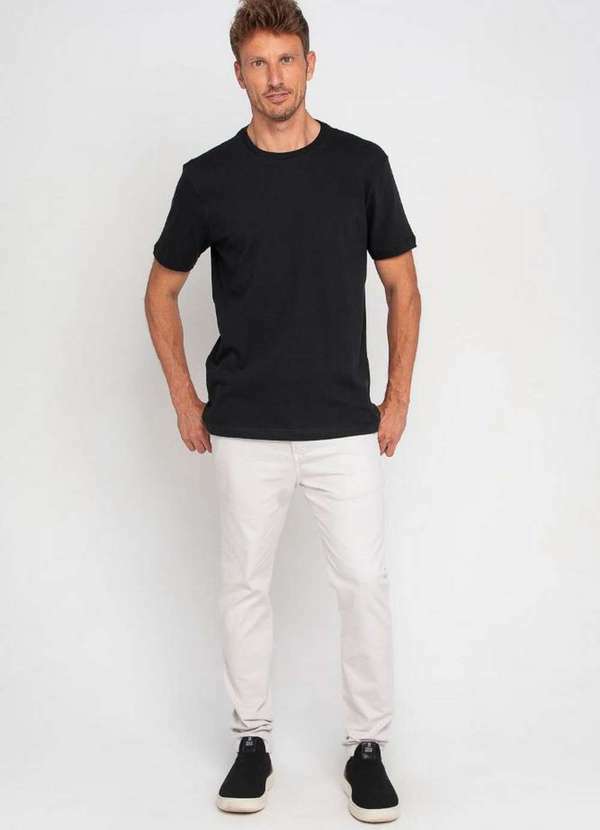 Polo Wear - Calça Masculina Sarja Slim Senna Polo Wear Caqui Claro Caqui Claro