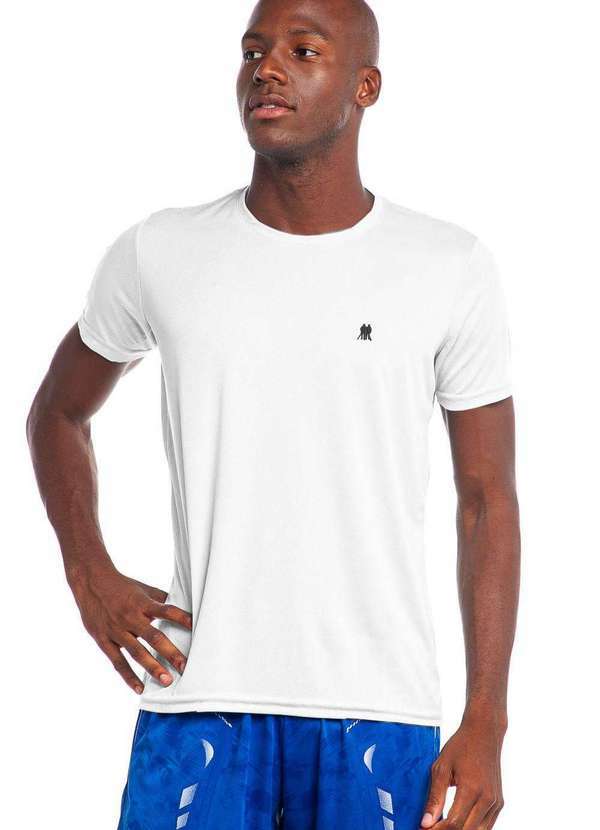 Polo Wear - Camiseta Masculina Pw Sports Lisa Polo Wear Branco Branco