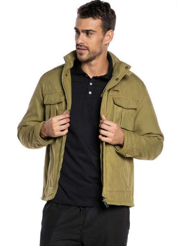 Polo Wear - Jaqueta Masculina Sarja Wonderlust Polo Wear Verde Escuro Verde Escuro