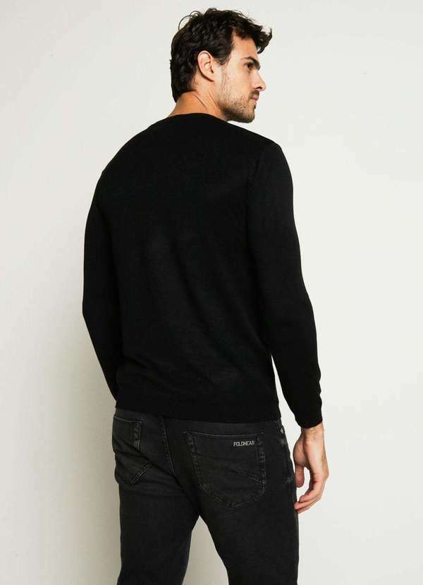 Polo Wear - Tricot Masculino Gola Careca Básico Polo Wear Sortido Sortido