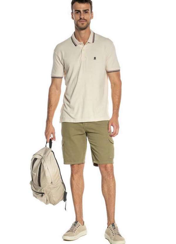 Camisa Polo Masculina Bermuda Polo Sarja Conjunto Infantil