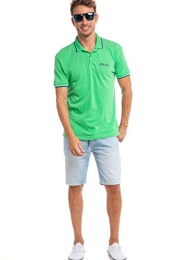 Bermuda Masculina Sarja Bermuda Polo Sarja Shorts Sarja Comprar