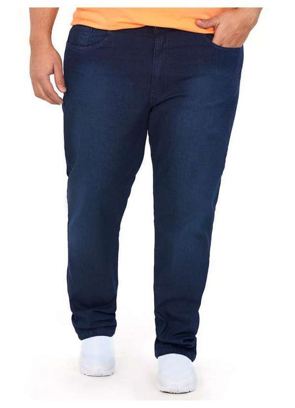 Polo Wear - Calça Masculina Jeans Plus Size Polo Wear Jeans Escuro Jeans Escuro