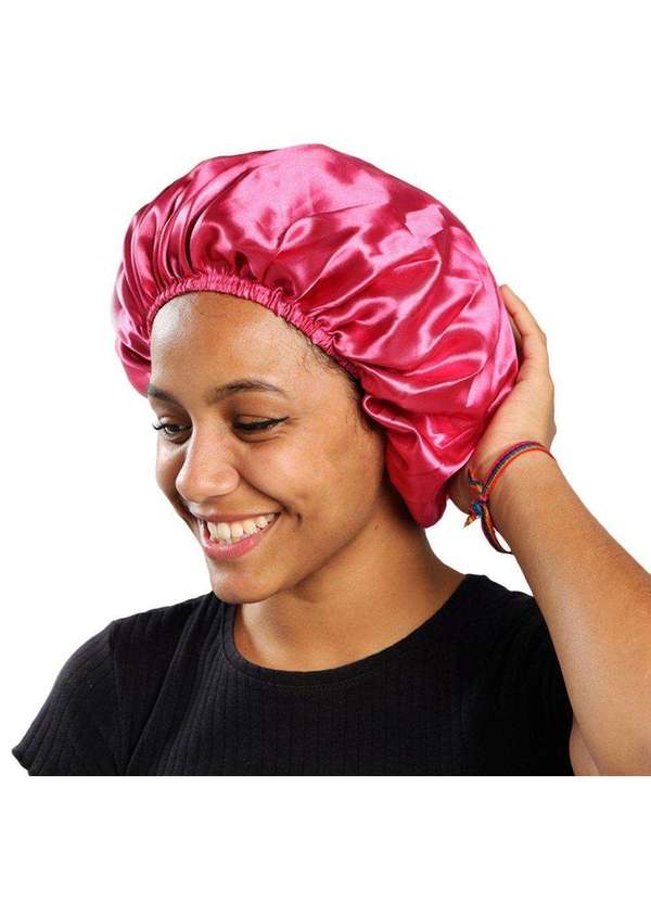 Pmc - Kit 3 Toucas de Cetim Pmc Antifrizz com Elástico Branco 4