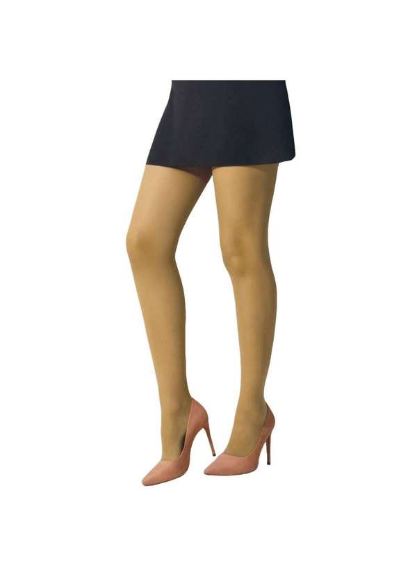 Selene - Meia-Calça Selene Básica Fio 15 Feminina Bege