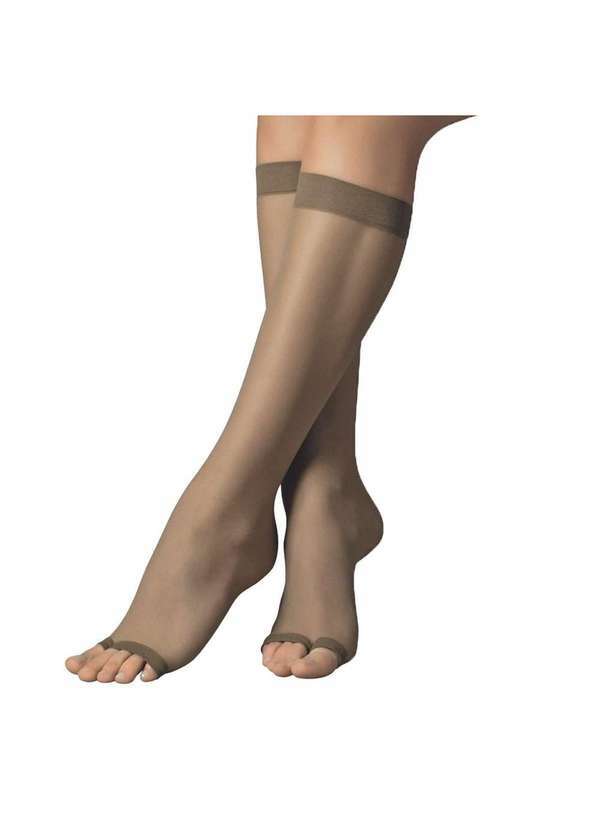 Selene - Meia-Calça Selene Dedinhos Feminina Marrom
