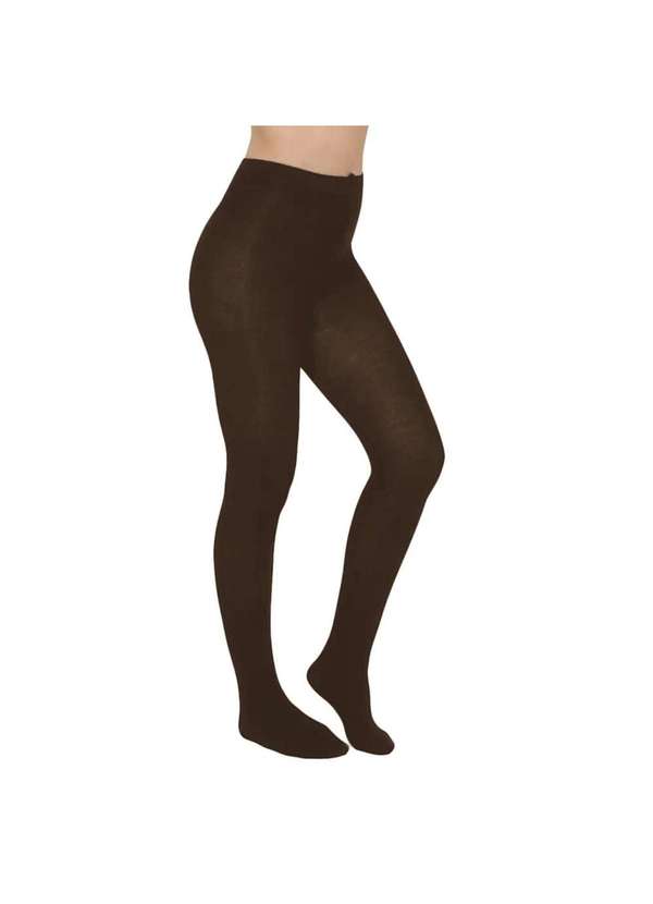 Selene - Meia-Calça Selene Inverno Fio 80 Feminina Marrom