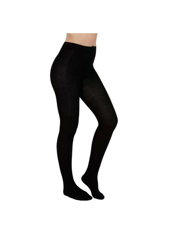 Selene - Meia Calça Selene Inverno Fio 80 Feminina Preto