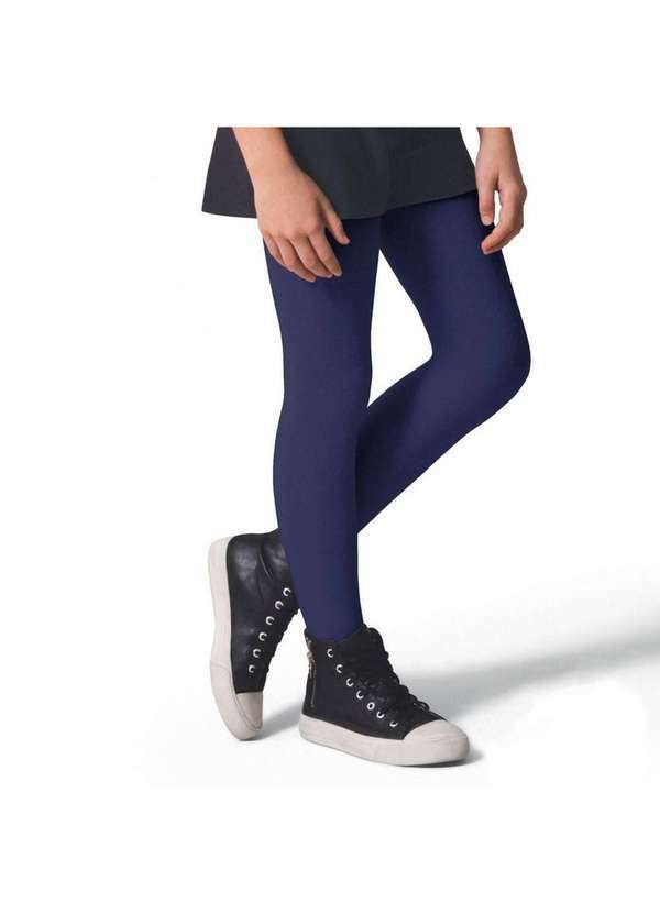 Selene - Meia-Calça Selene Inverno Fio 80 Infantil Azul