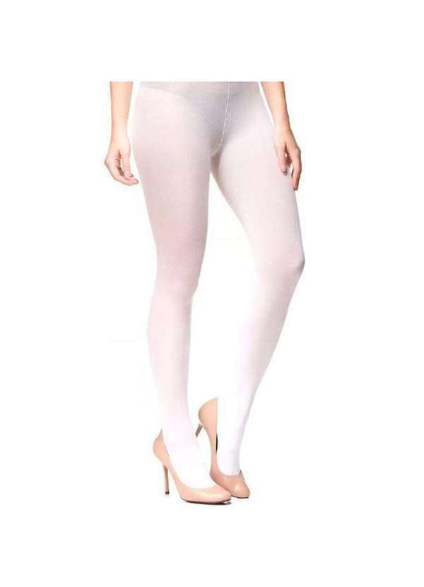 Selene - Meia-Calça Selene Opaca Fio 40 Feminina Branco