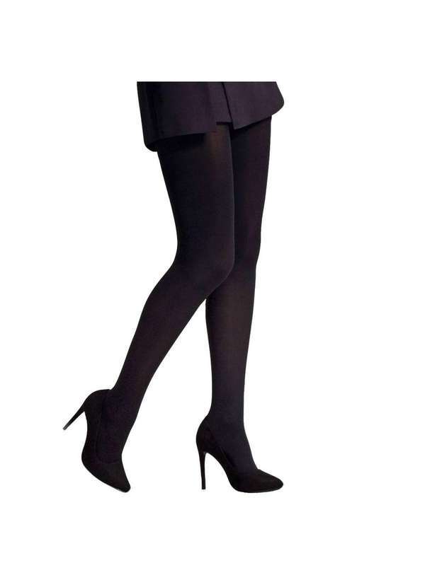 Selene - Meia-Calça Selene Opaca Fio 40 Feminina Preto