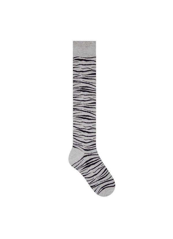 Selene - Meia 3/4 Selene Estampada Feminina Cinza 2