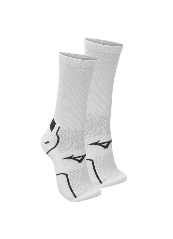 Mizuno - Meia Mizuno Performance Cano Alto Unissex Branco