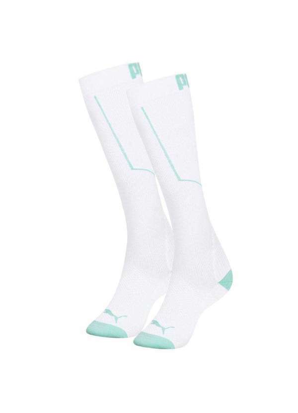 Puma - Meia Puma Cano 3/4 Esportiva Feminina Branco