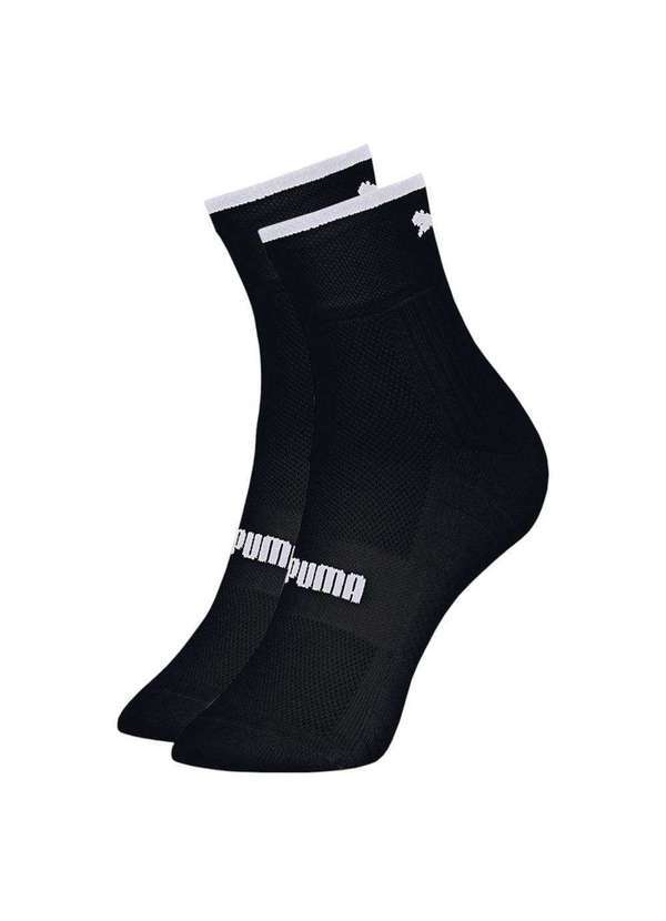 Puma - Meia Puma Cano Baixo Sport Feminina Preto