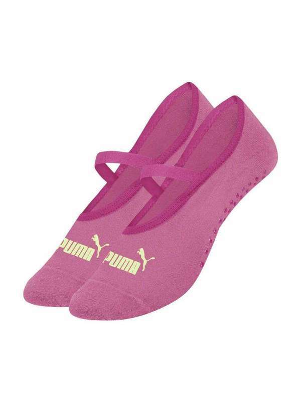 Puma - Meia Puma Sapatilha Pilates Antiderrapante Feminina Rosa