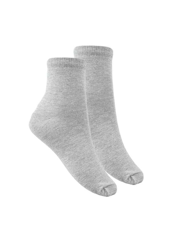 Selene - Meia Selene Básica Feminina Cinza
