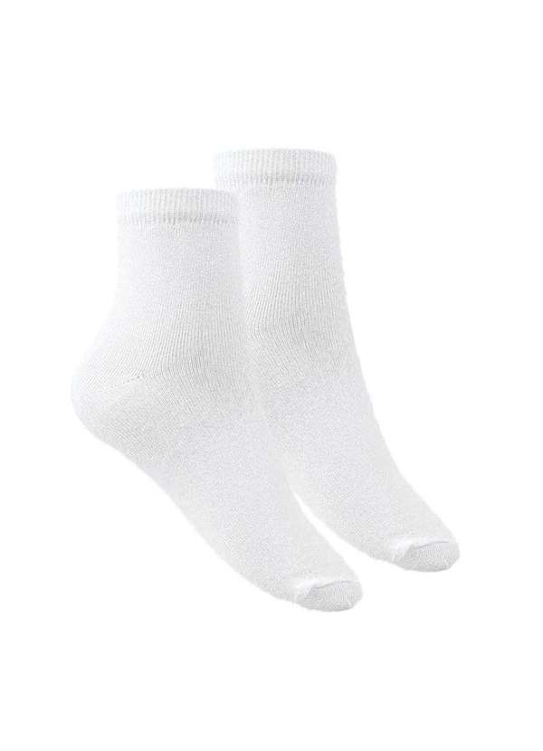 Selene - Meia Selene Básica Feminina Branco