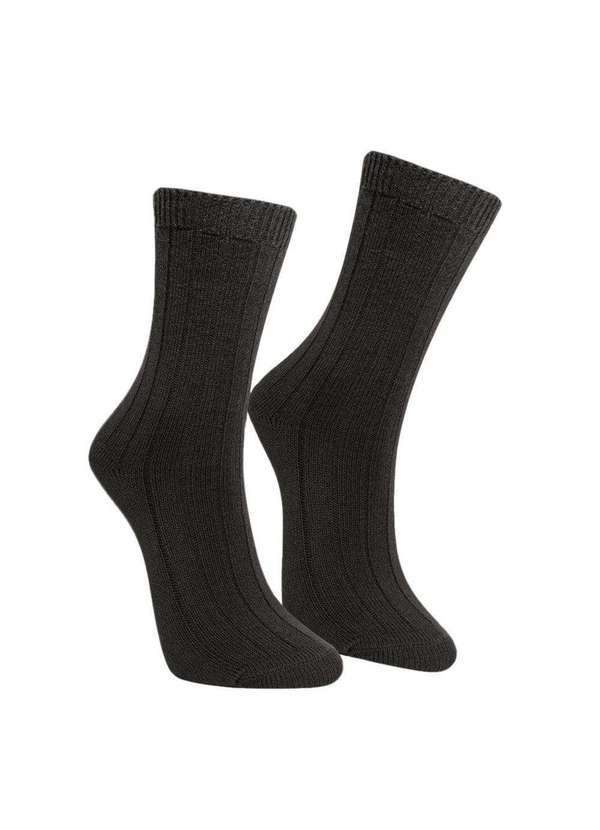Selene - Meia Selene Inverno Lã Feminina Preto