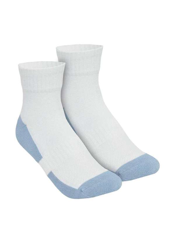 Selene - Meia Selene Performance Cano Curto Feminina Branco