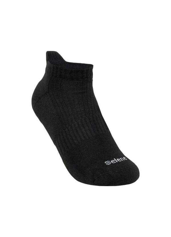 Selene - Meia Selene Performance Cano Curto Feminino Preto 2