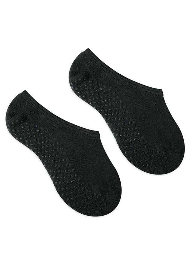 Selene - Meia Selene Sapatilha Pilates Antiderrapante Preto
