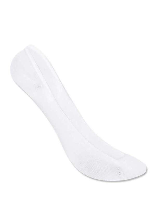 Meia Selene Sapatilha Super Invisível Feminina Branco Branco