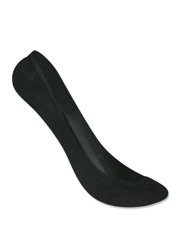 Selene - Meia Selene Sapatilha Super Invisível Feminina - Preto Preto