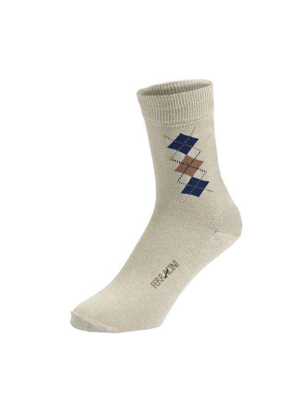 Ferracini - Meia Ferracini Sport Masculina Bege 2