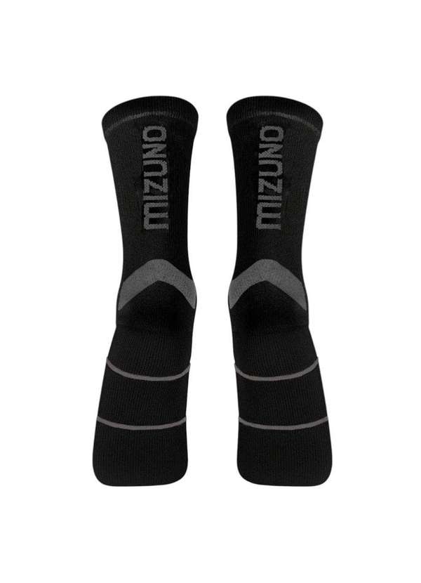 Mizuno - Meia Mizuno Performance Cano Alto Masculina Preto 2