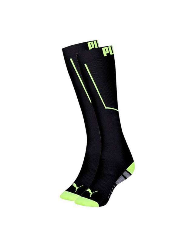 Puma - Meia Puma Cano 3/4 Esportiva Masculina Preto