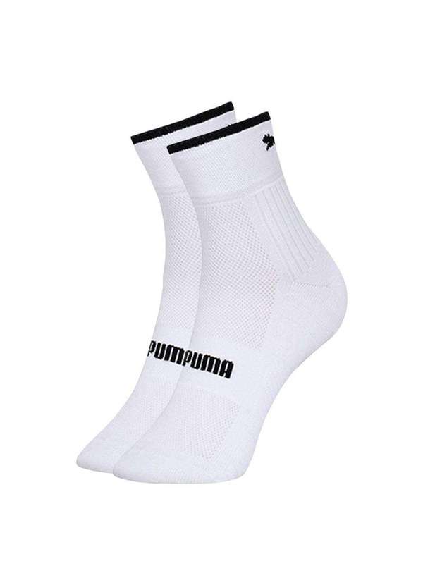 Puma - Meia Puma Cano Baixo Sport Masculina Branco