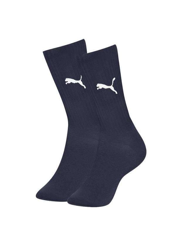 Puma - Meia Puma Esportiva Cano Longo Masculina Azul