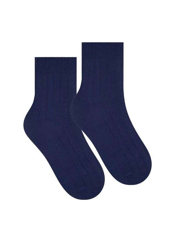 Selene - Meia Selene Casual Masculina Azul