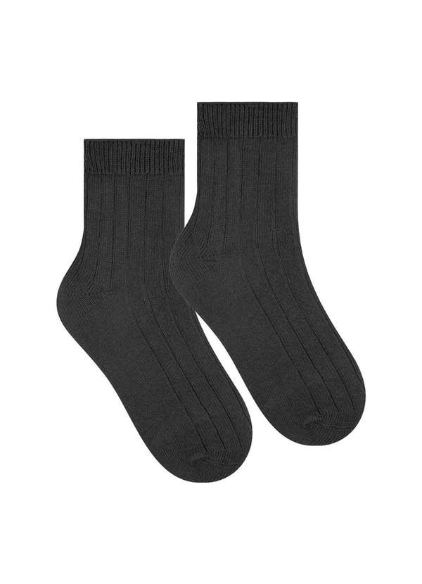 Selene - Meia Selene Casual Masculina Preto