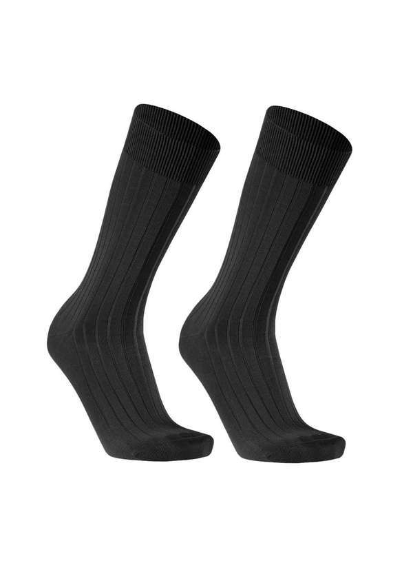 Selene - Meia Social Selene Fio Escócia Premium Masculina Cinza