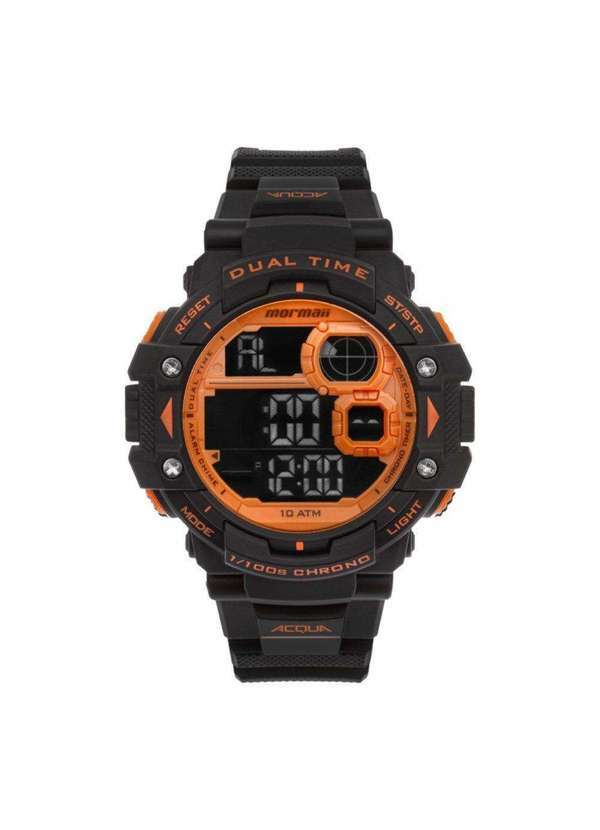 Mormaii - Relógio Digital Mormaii Acqua Masculino - Preto