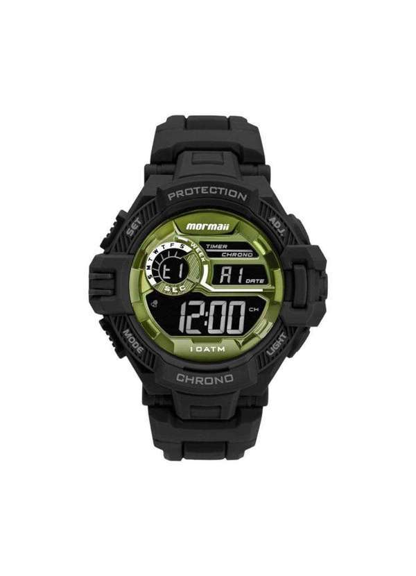 Mormaii - Relógio Digital Mormaii Acton Masculino - Preto