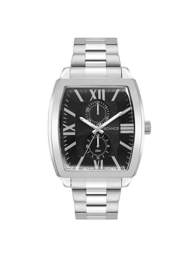 Technos - Relógio Technos Grandtech Masculino Prata