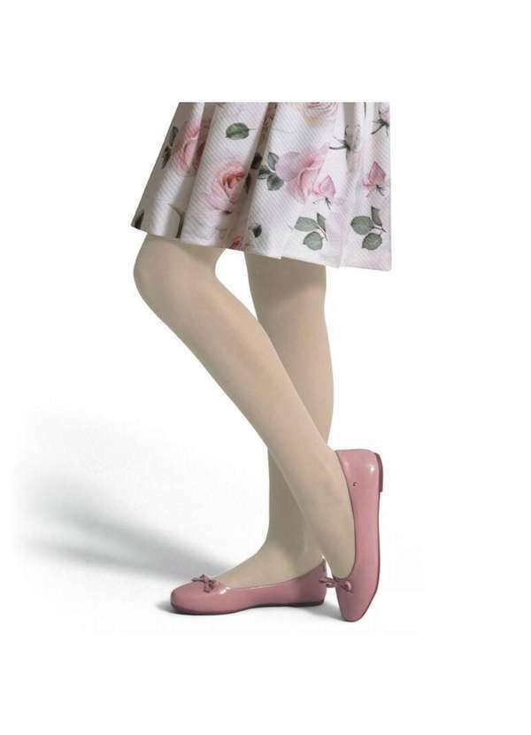 Selene - Meia-Calça Selene Básica Fio 20 Infantil Bege