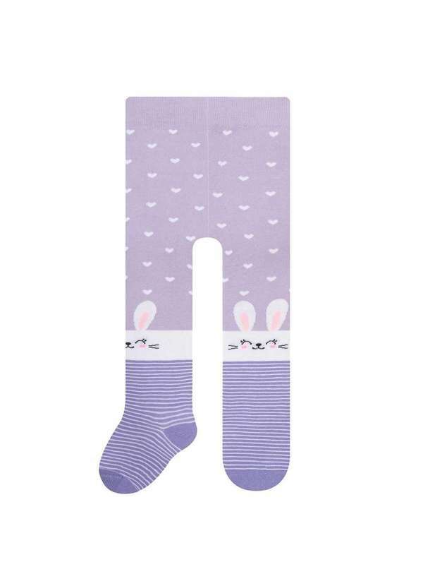 Selene - Meia-Calça Selene Bebê Coelho Roxo