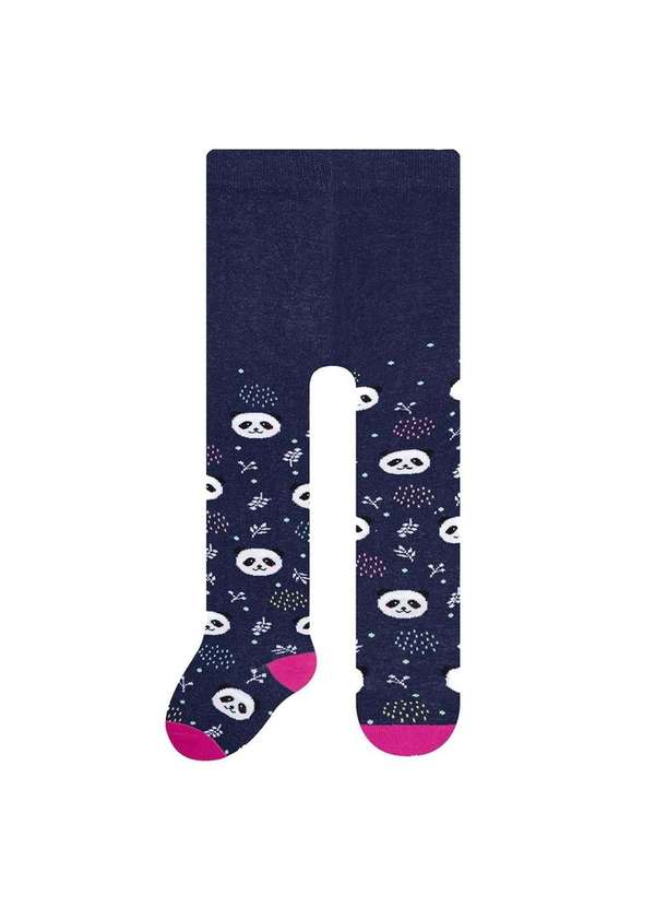 Selene - Meia-Calça Selene Bebê Panda Azul